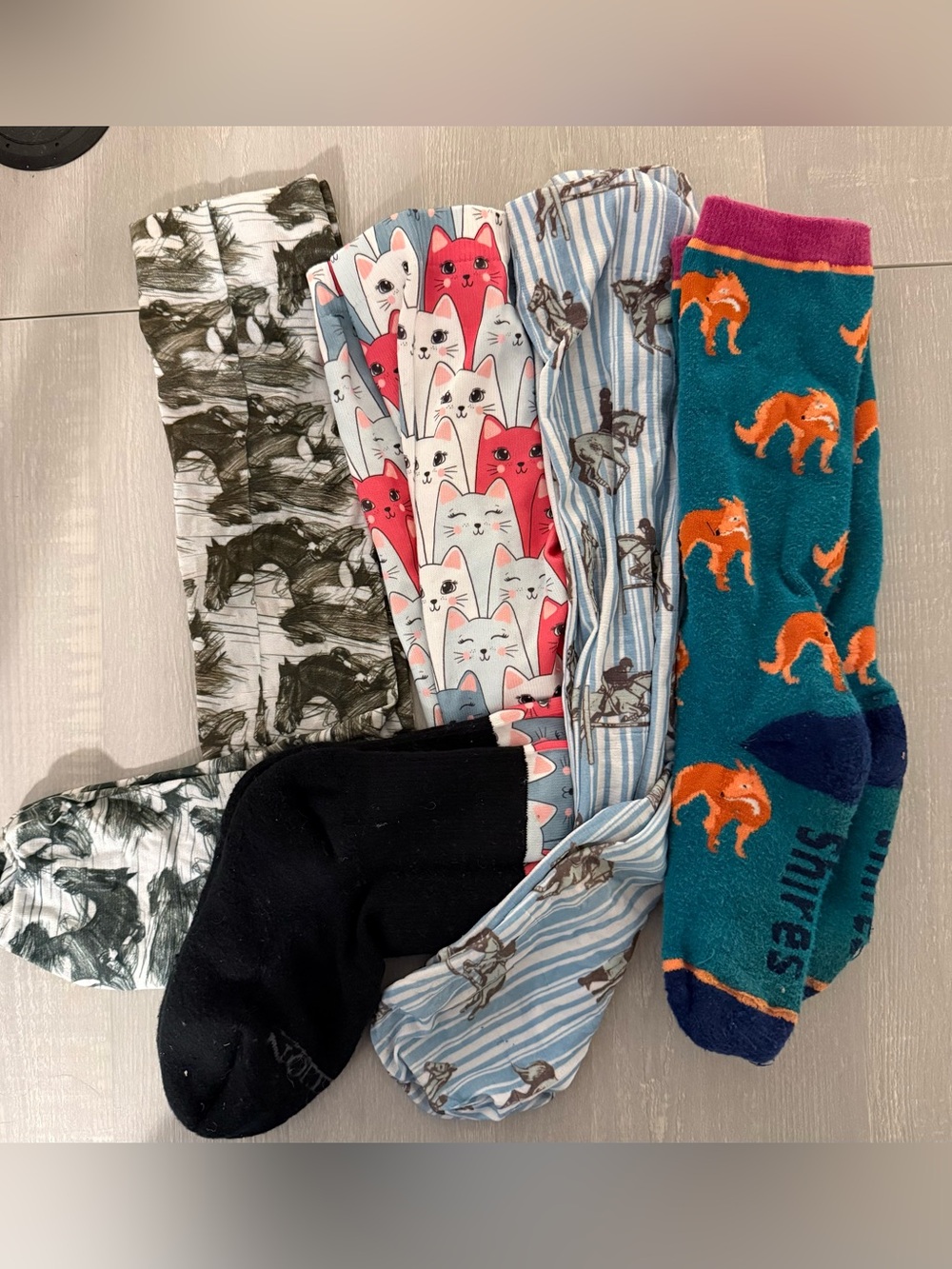 Equestrian Socks Ovation and Shire Girls